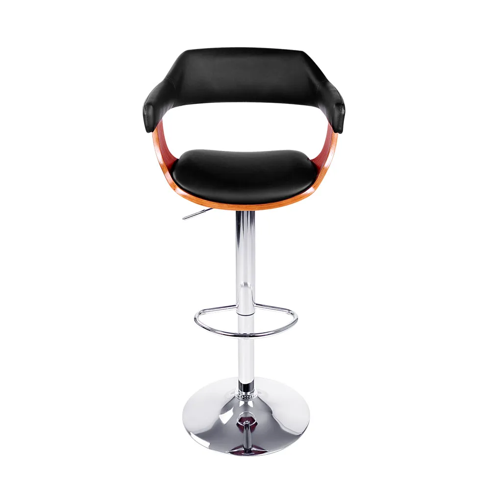 110cm Chalcis Wooden Bar Stool - Black