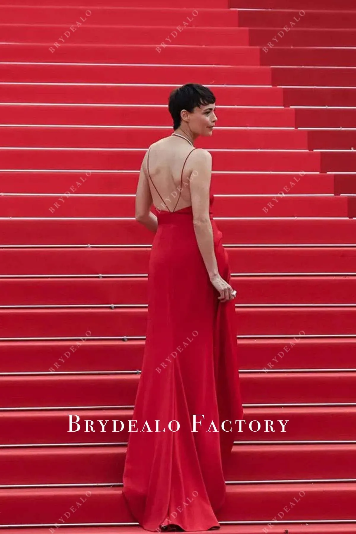 2024 Cannes Film Festival Bérénice Bejo Red Dress