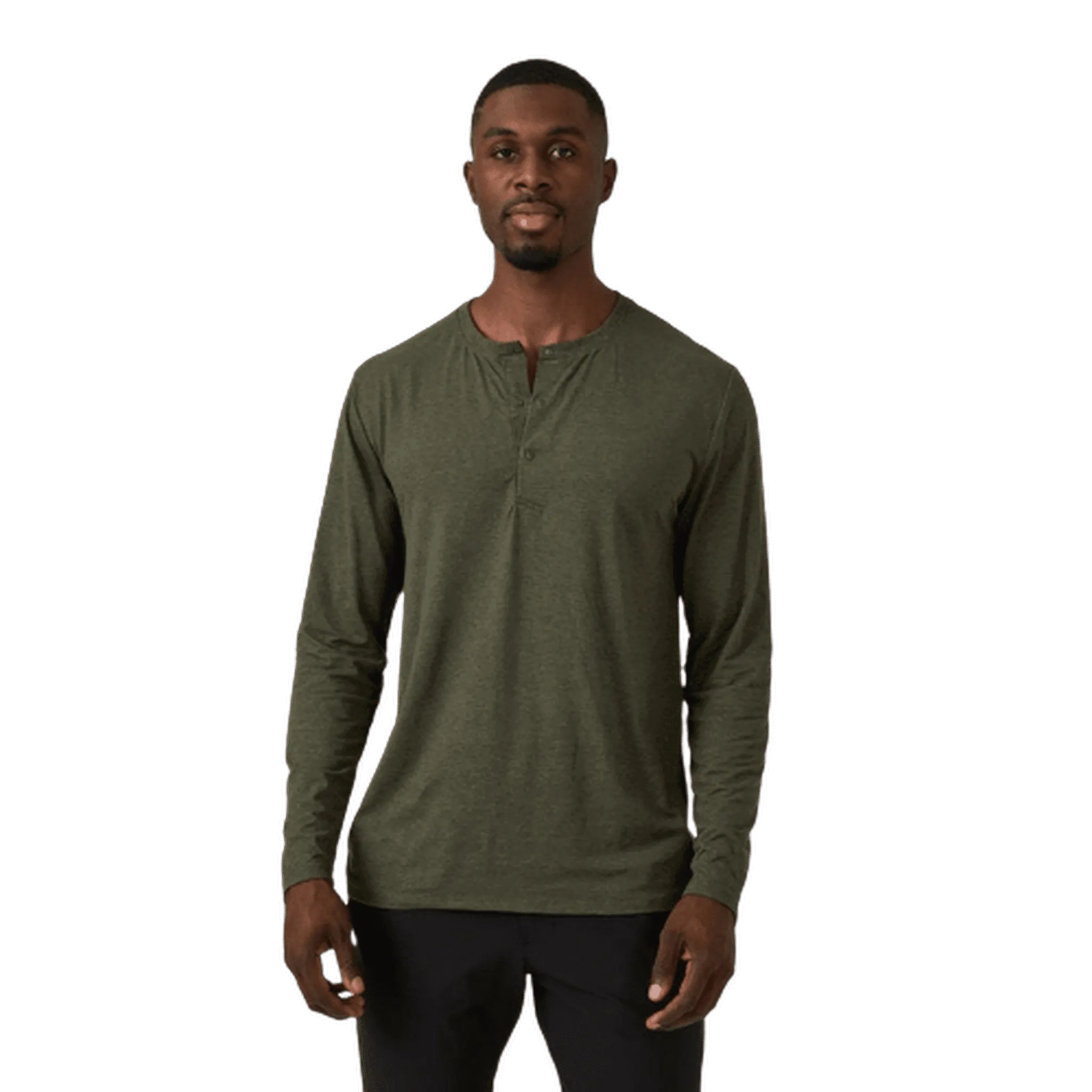 7DIAMONDS: Men's Core Long Sleeve Henley