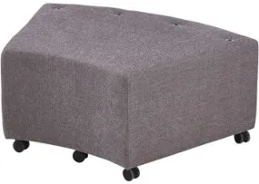 Aalto - Concave Ottoman Base - Grey - 100x60x43cm