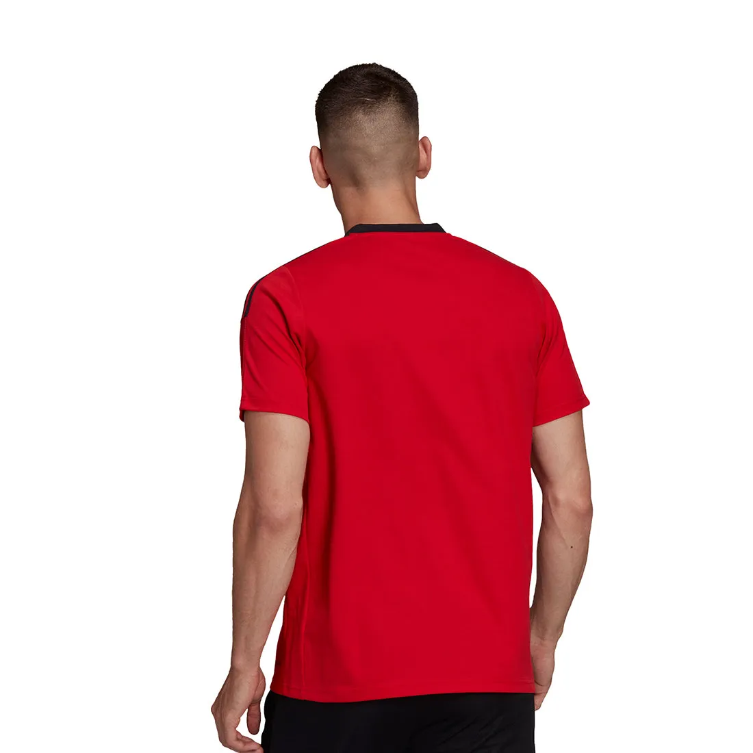 ADIDAS MANCHESTER UNITED TIRO MEN'S POLO SHIRT RED