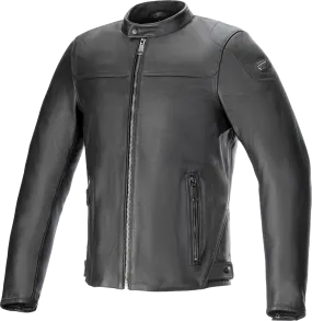 ALPINESTARS Blacktrack Leather Jacket - Black - 2XL 3103824-1100-2X