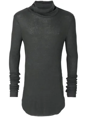 Angora Turtleneck Jumper Anthracite