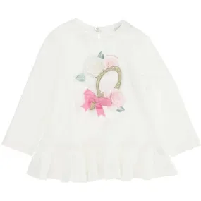 Baby Girls Cream Aristocat Tunic