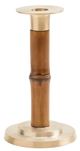 Bamboo Candle Stick Small