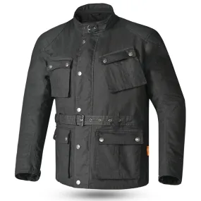 BELA Tectical Wax Cotton Urban Jacket Black