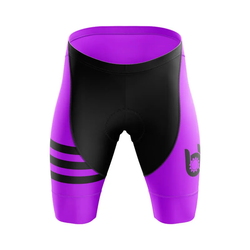 Bicycle Booth Stripes (Purple) Shorts & Pants