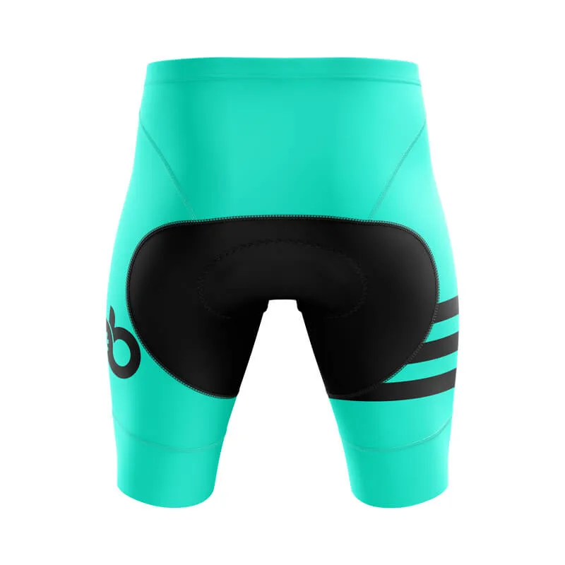 Bicycle Booth Stripes (Teal) Shorts & Pants