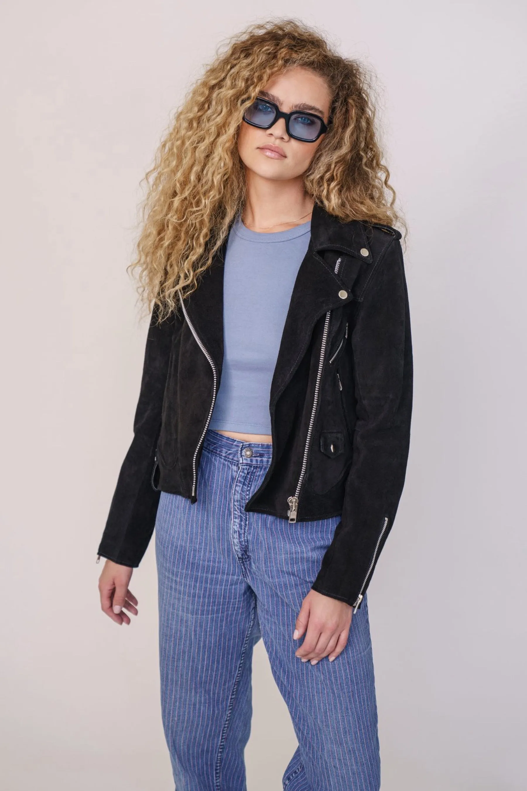 Black Afterglow Suede Jacket