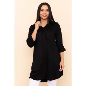 Black Long Shirt Tunic