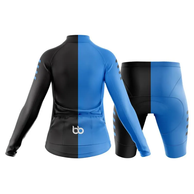 Blue and Black Club Cycling Kit