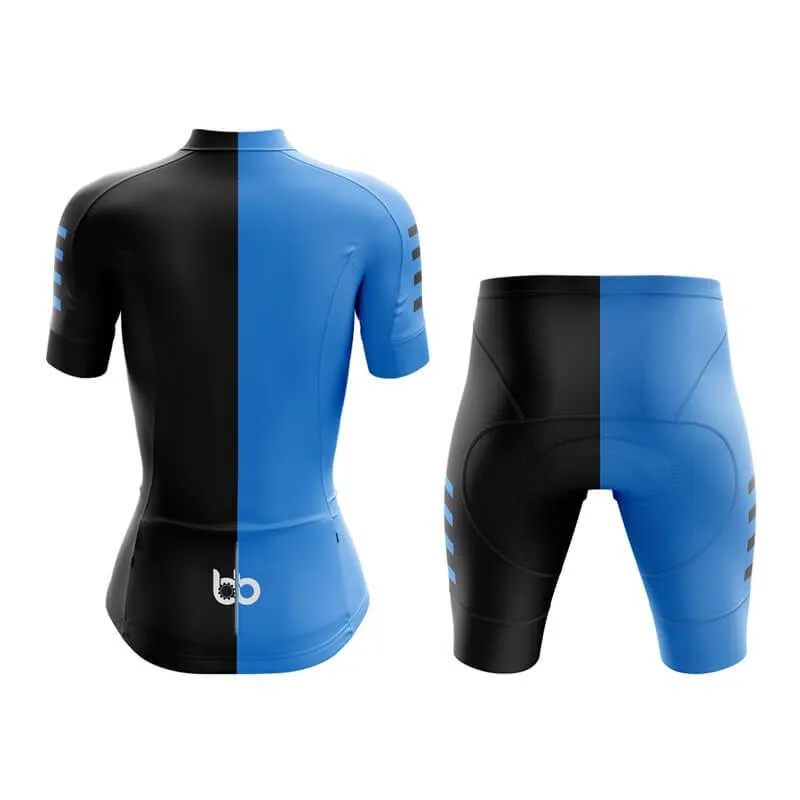 Blue and Black Club Cycling Kit