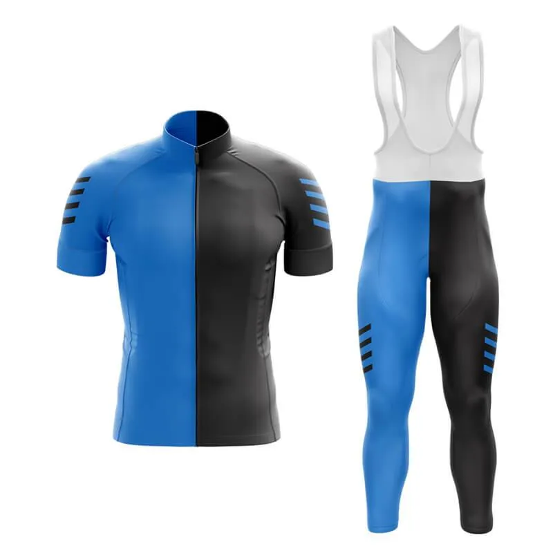 Blue and Black Club Cycling Kit