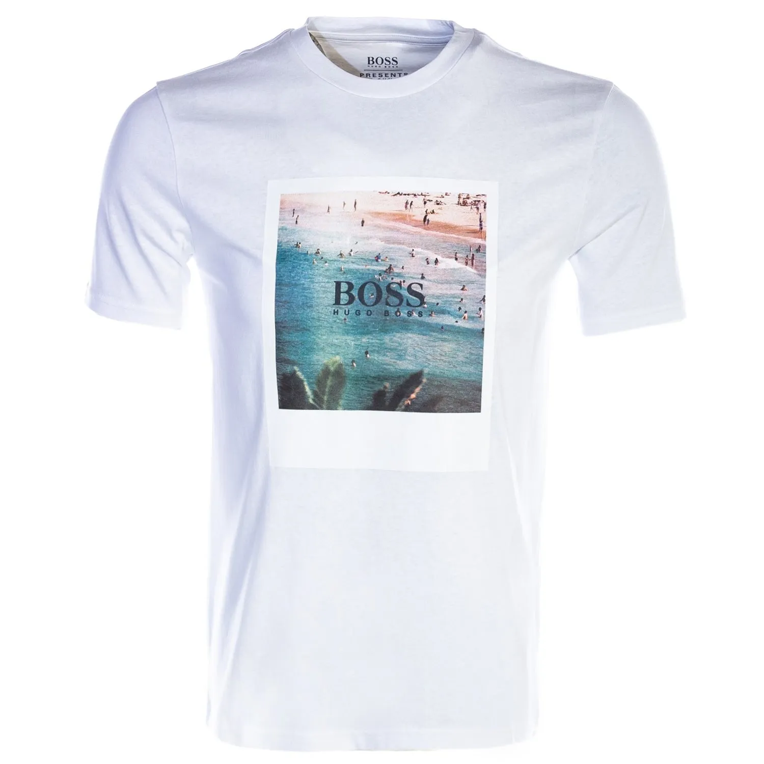 BOSS Tsummer 4 T Shirt in White