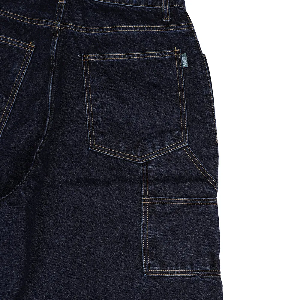 CARPENTER LOOSEFIT DENIM SHORT PANTS RAWBLUE