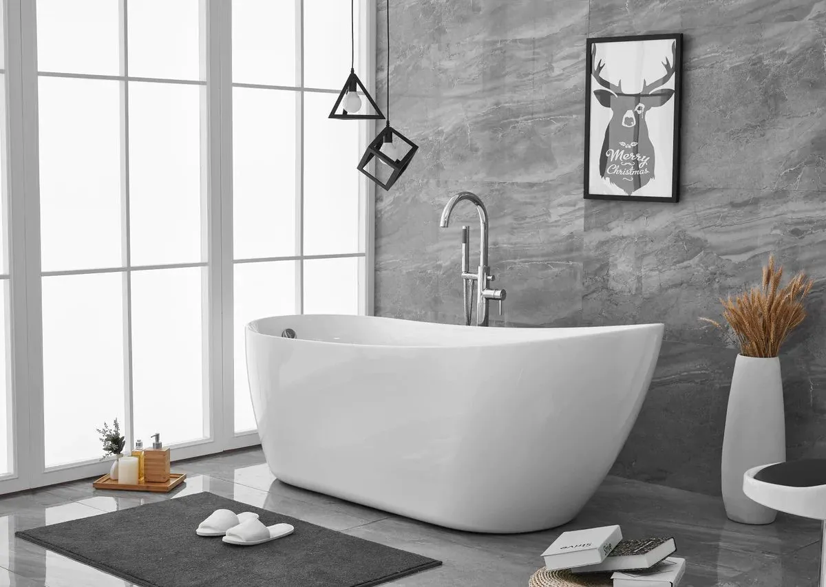 Chantal 70" Soaking Single Slipper Bathtub