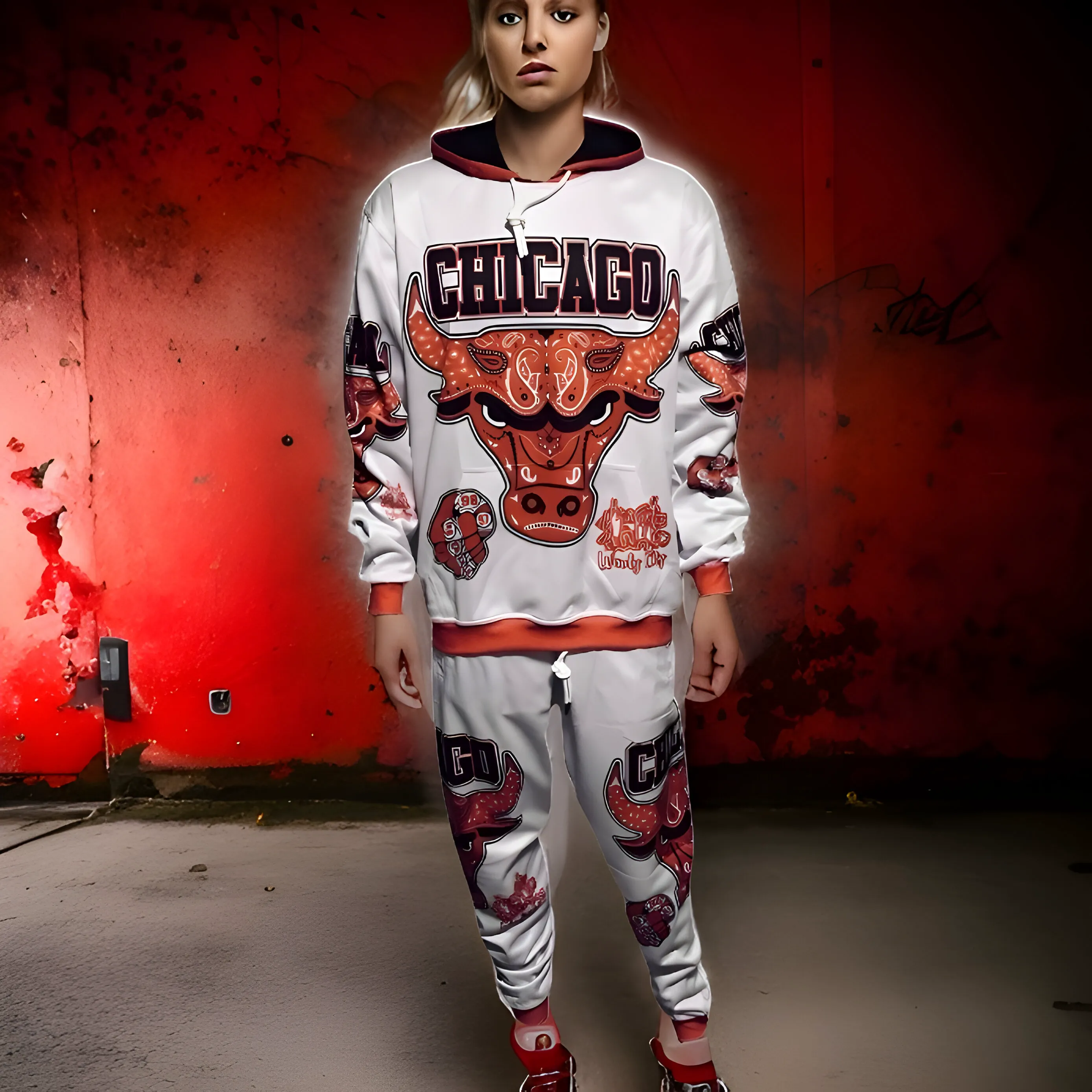 ^CHICAGO^ *WINDY CITY* JOGGER SWEATSUITS (FLEECY SOFT LINED)