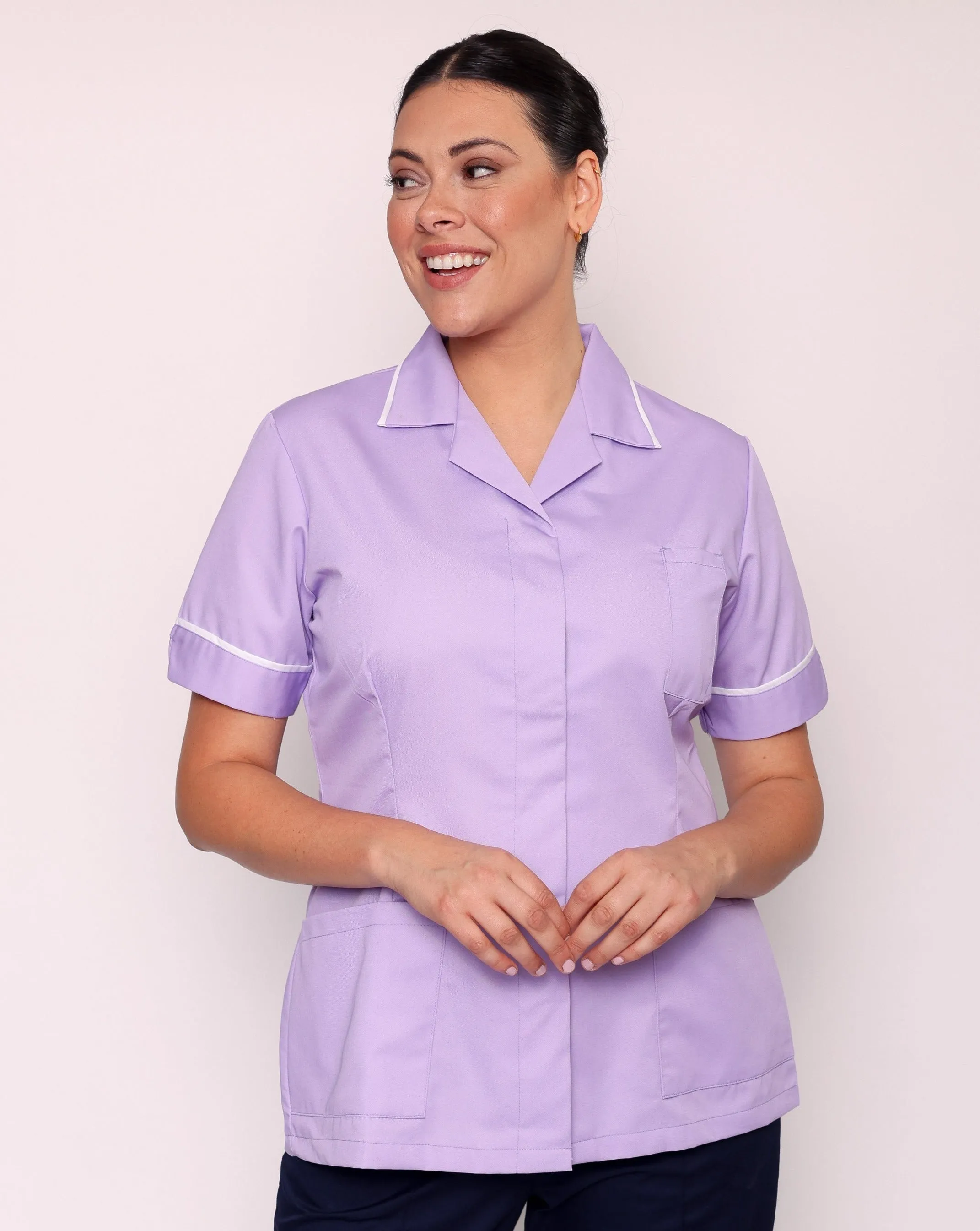 Claira Revere Collar Healthcare Tunic