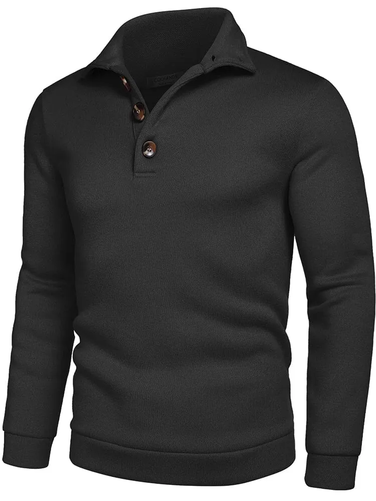 Classic Casual Thermal Knitted Sweatshirt (US Only)