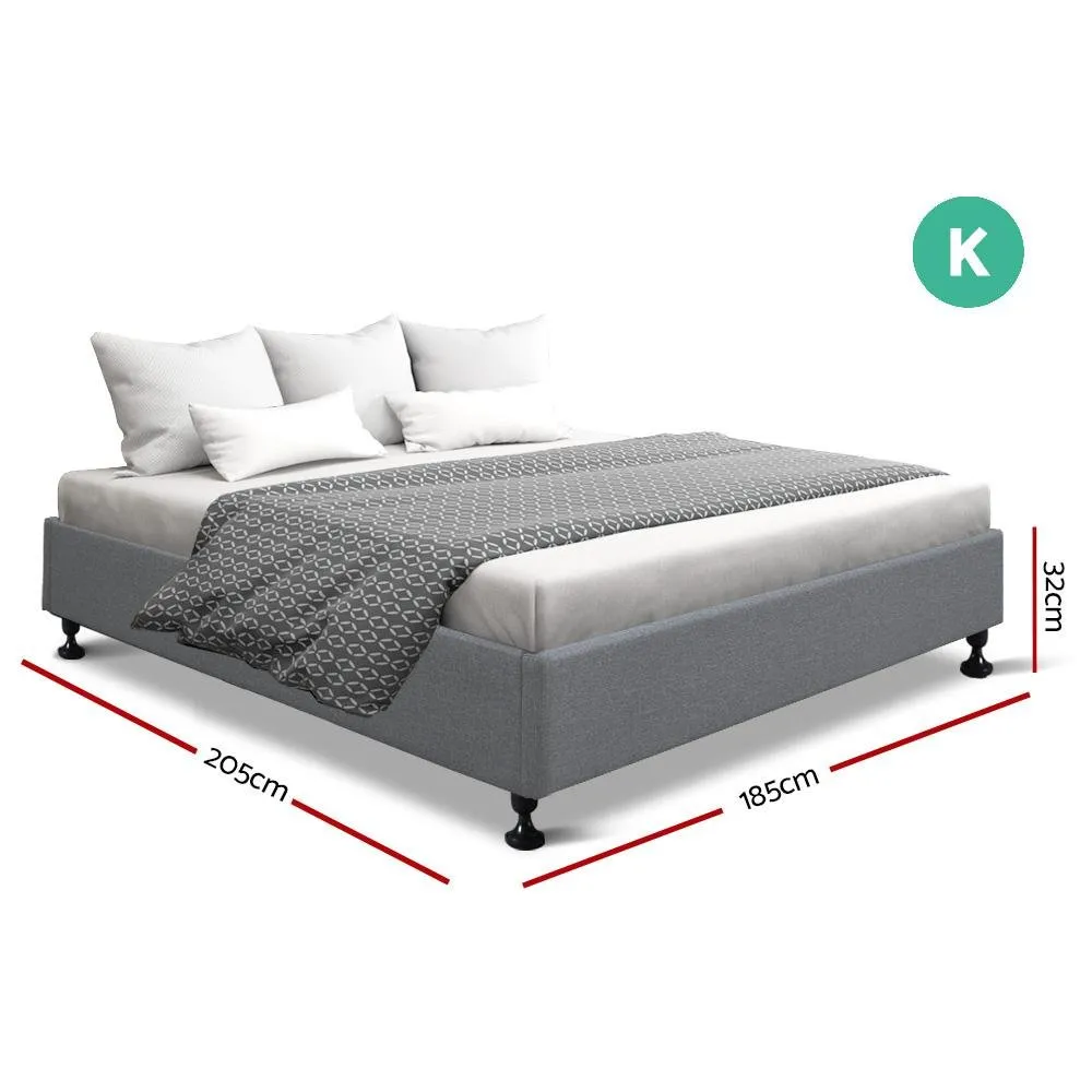 Cottesloe King Bed Base Grey