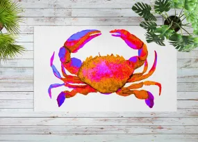 CRAB LOVE IN TANGERINE RUG