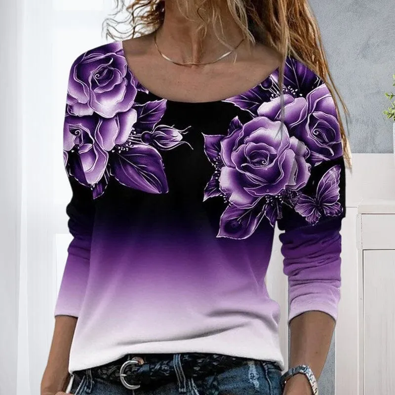 Crew Neck Casual 3D Print T-Shirt