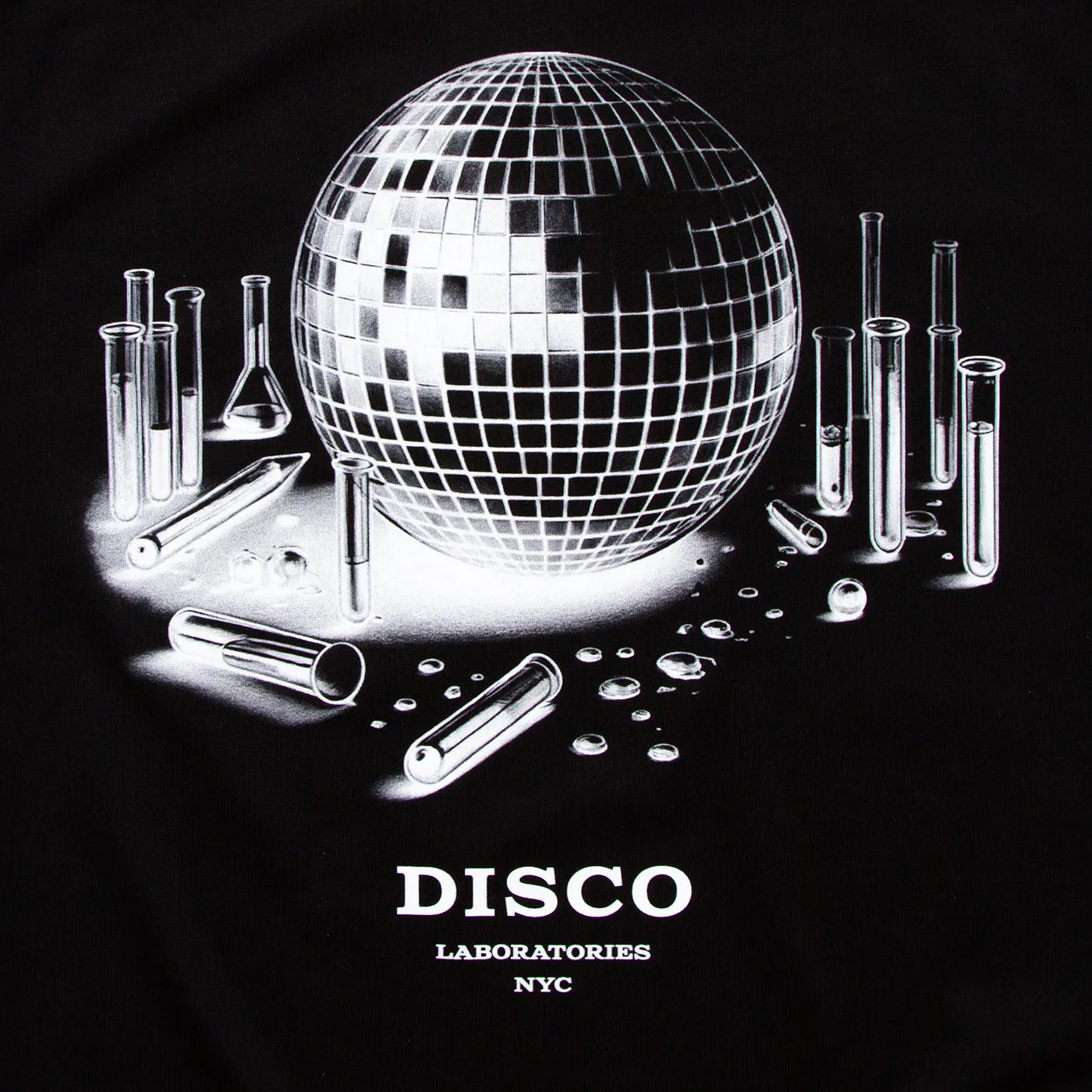 Disco Labs NYC Back Print - Pullover Hood - Black