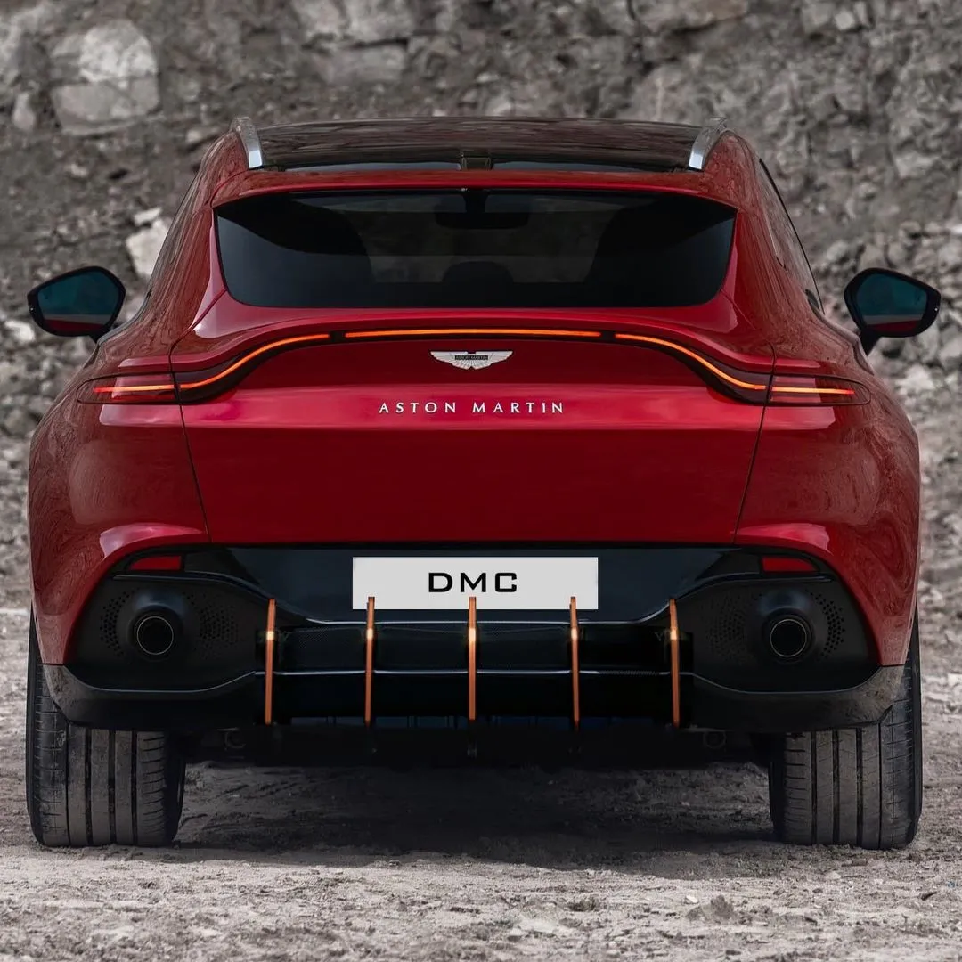 DMC Aston Martin DBX: Forged Carbon Fiber Rear Diffuser Fins: Fit the OEM SUV & Q 007 DBX