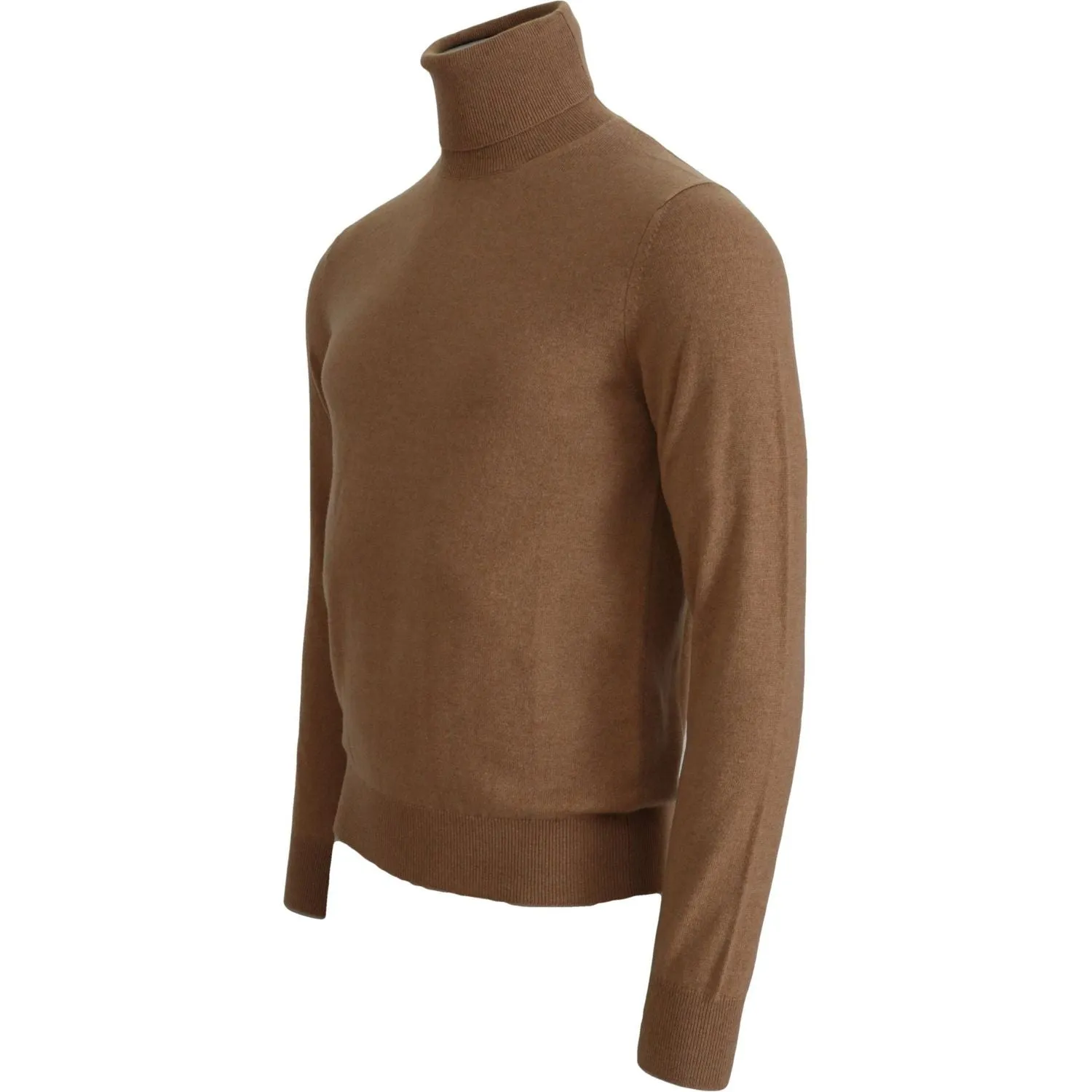 Dolce & Gabbana Beige Cashmere Turtleneck Pullover Sweater