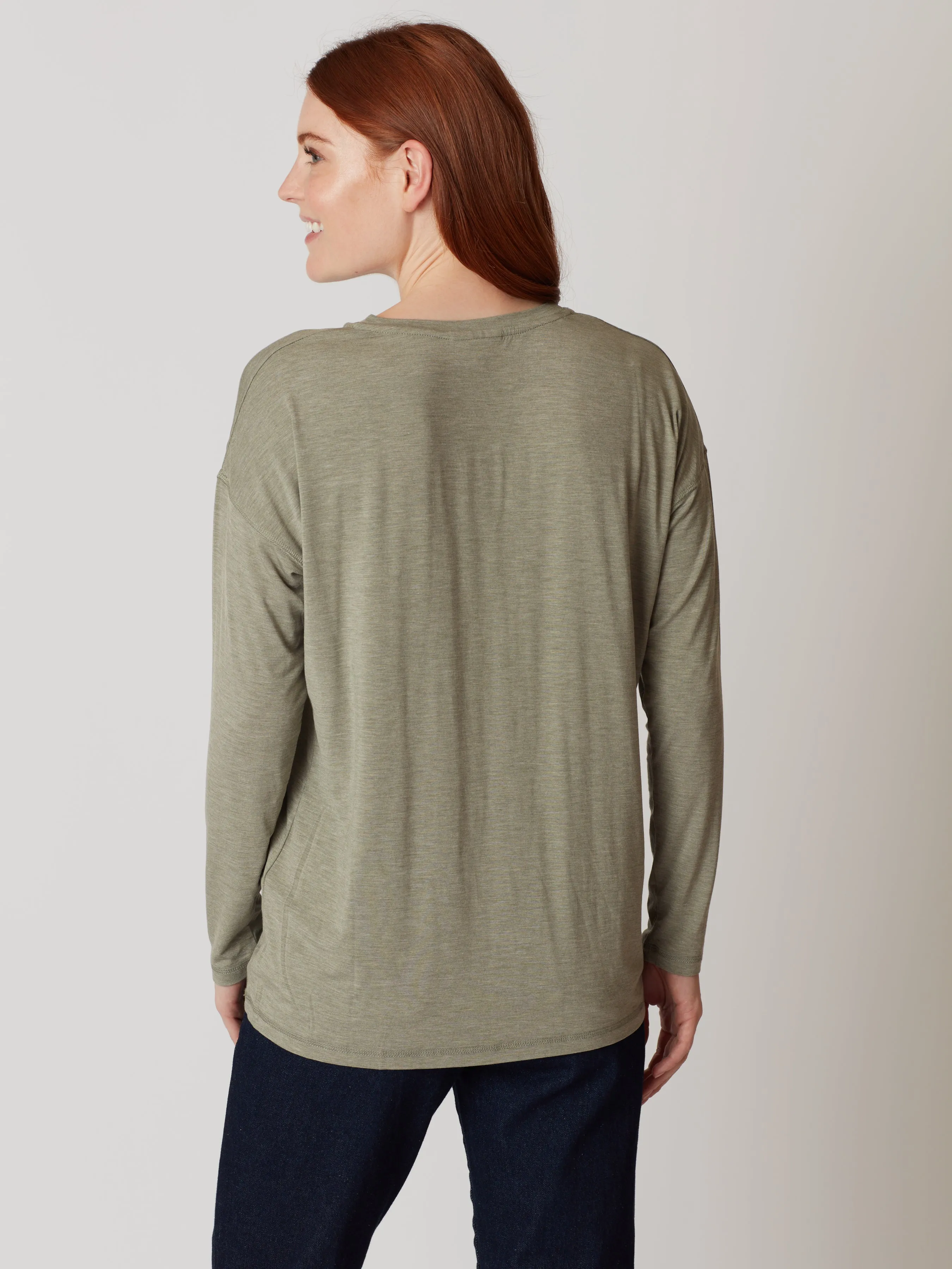 Eliza V-Neck Long Sleeve Top