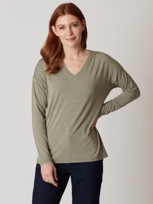 Eliza V-Neck Long Sleeve Top