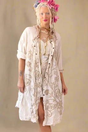 Embroidered Leola Coat