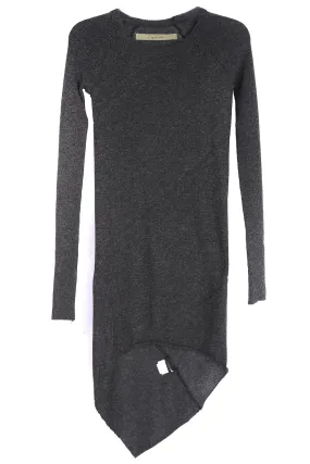 ENZA COSTA CASHMERE Twist Grey Tunic Dress