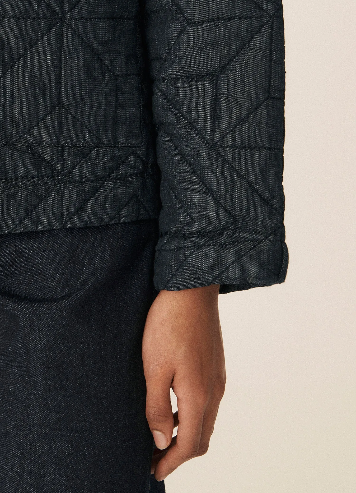 Erkin Quilted Cotton Star Jacket