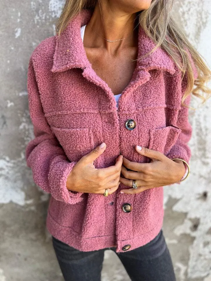 🍂Fall Specials🍂Women's Warm Lapel Cropped Jacket