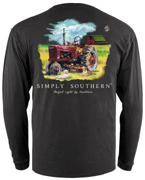 Final Sale✨ Tractor Men's Long Sleeve Simply Southern