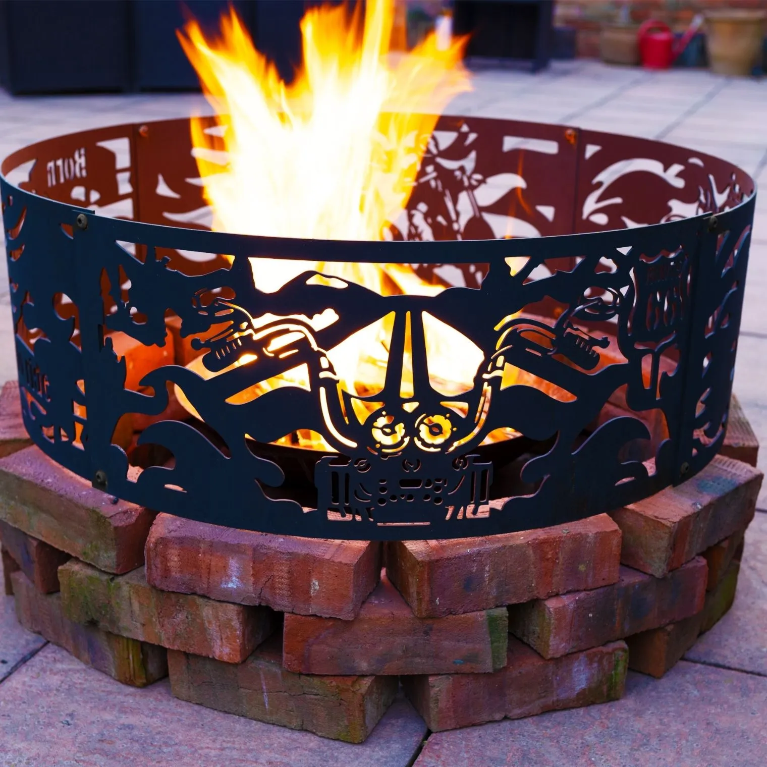 Fire Pit Ring Born To Ride