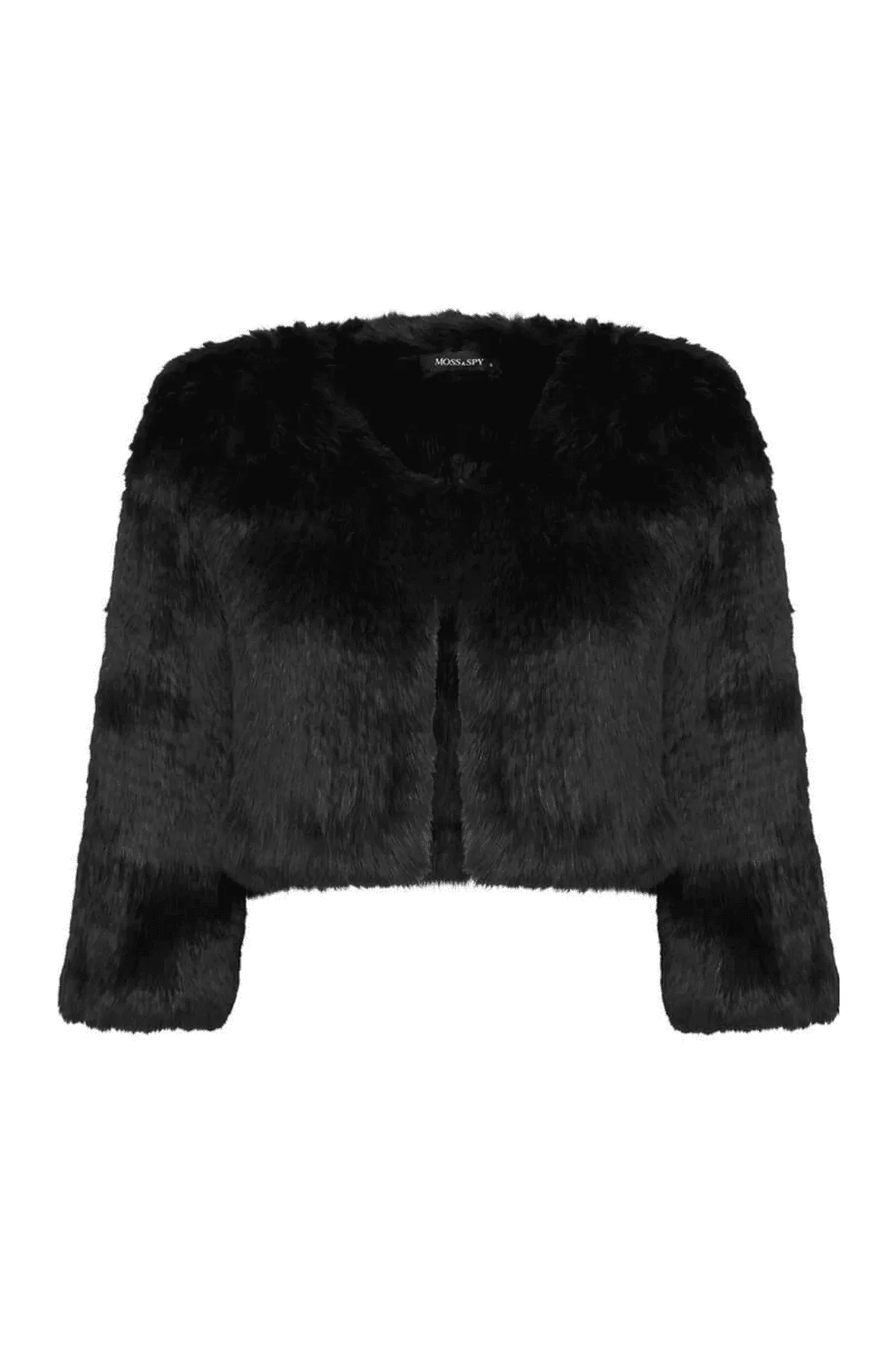 FUR BOLERO BLACK