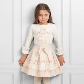 Girls Mink Carousel Dreams Pleated Skirt Set