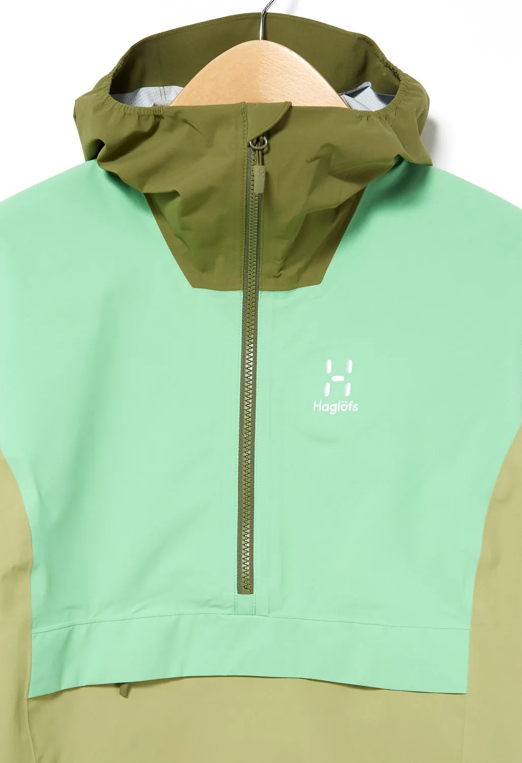 Haglöfs Women's Sparv Proof Anorak - Mint Stone/Thyme Green