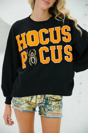 HOCUS POCUS SPIDER BLACK PULLOVER