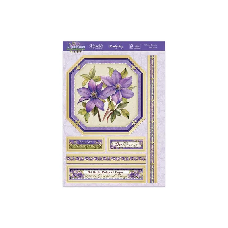 In Full Bloom Deco-Large Set - Calming Clematis