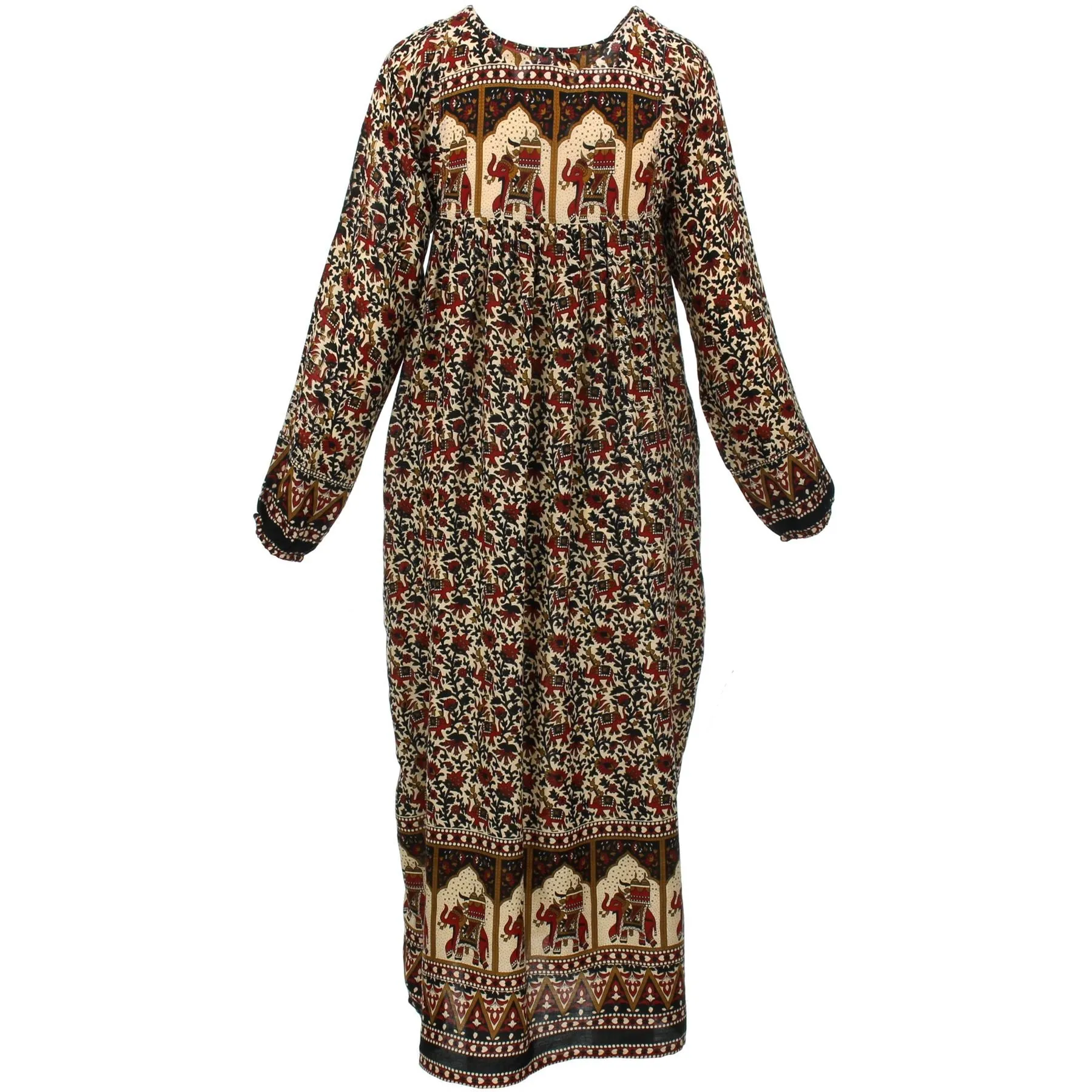 Indian Hippy Dress - Brown