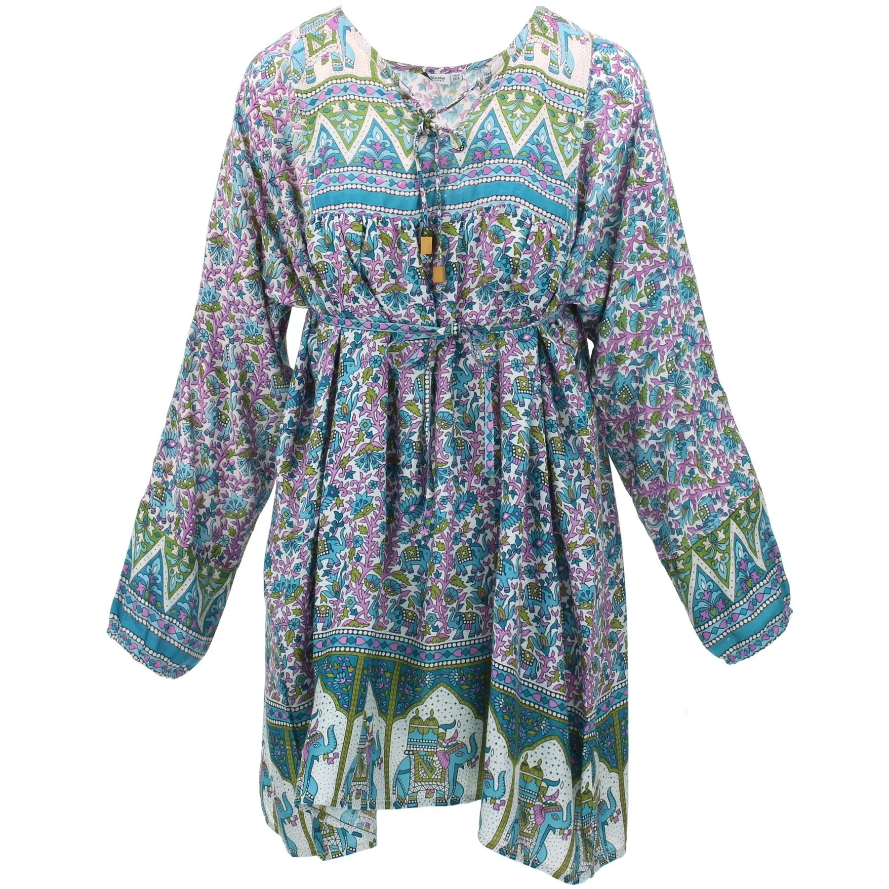 Indian Hippy Tunic - Purple