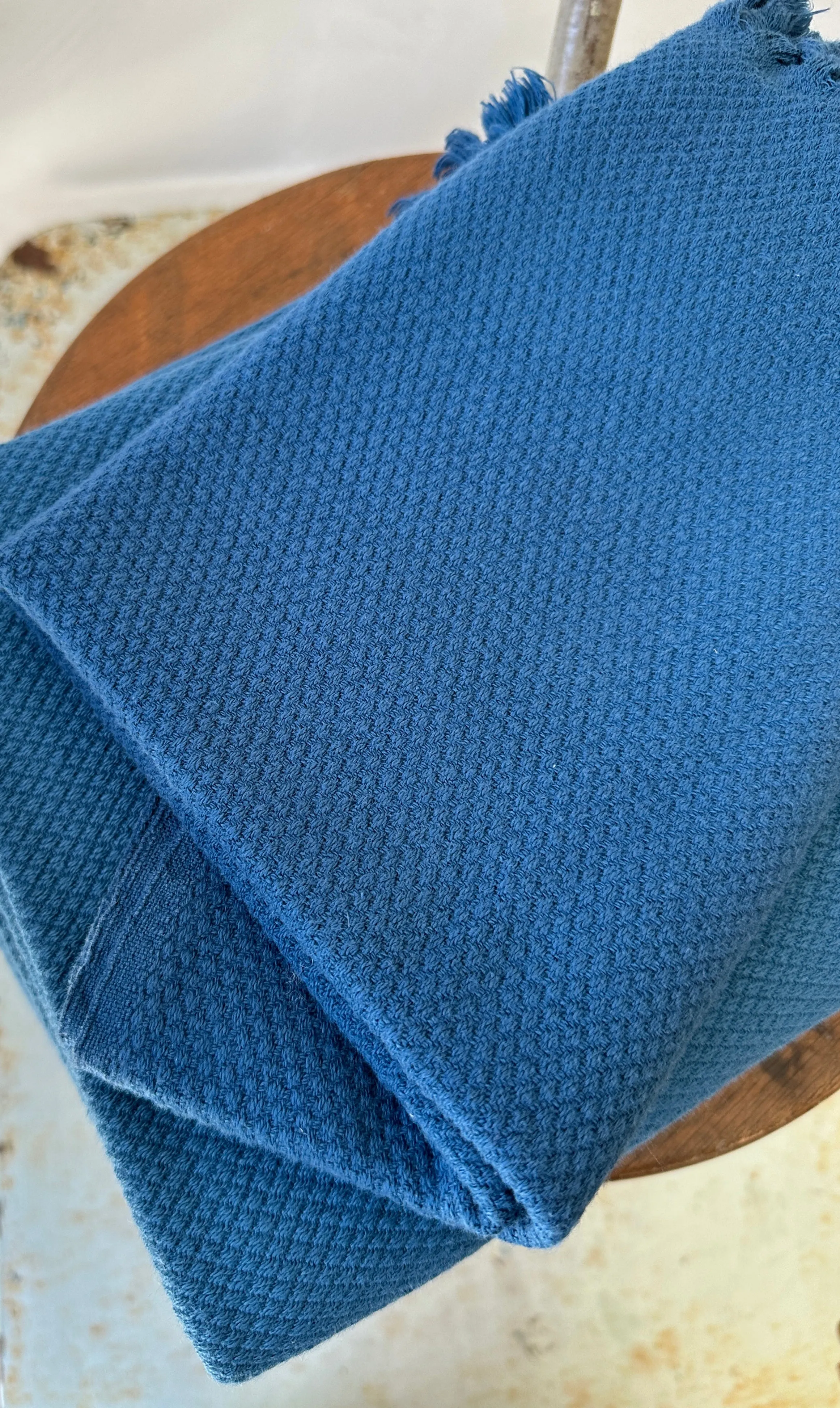 Indigo Blue Handloom Cotton Towels