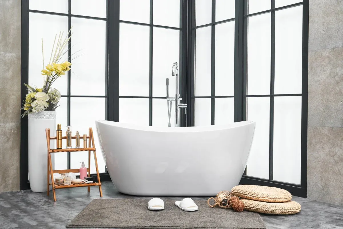 Ines 54" Soaking Double Slipper Bathtub