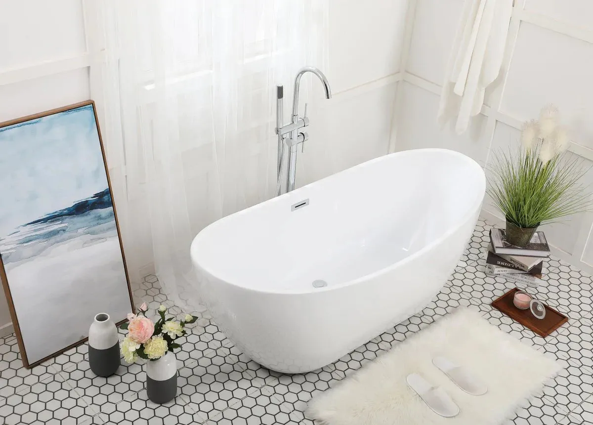 Ines 62" Soaking Bathtub