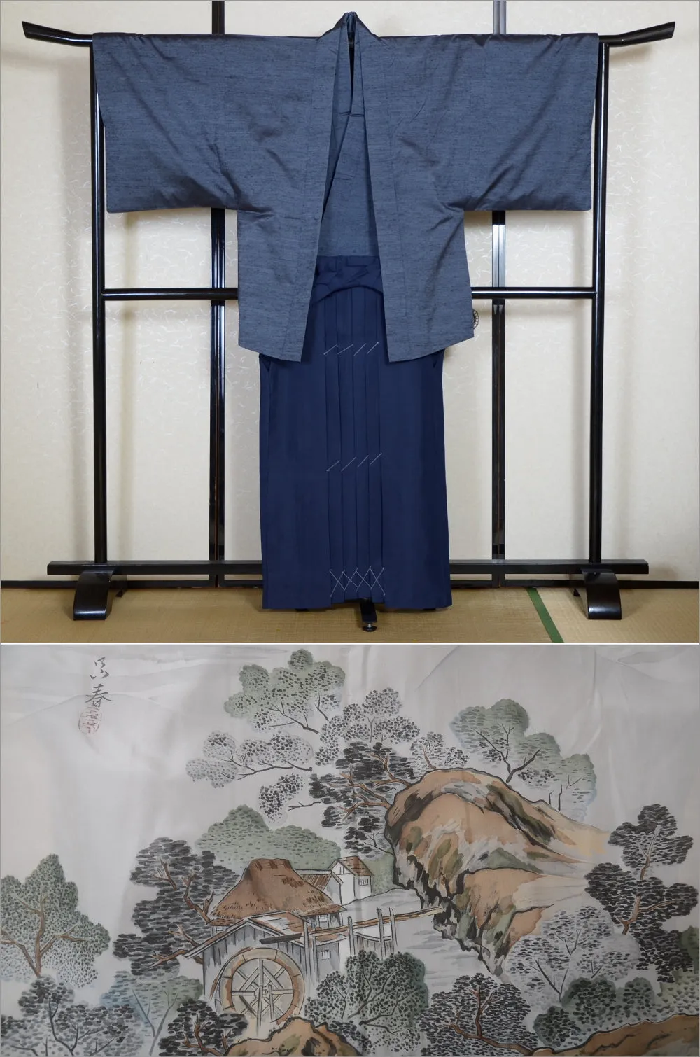 Jacket, kimono, hakama set / JKH #1-288