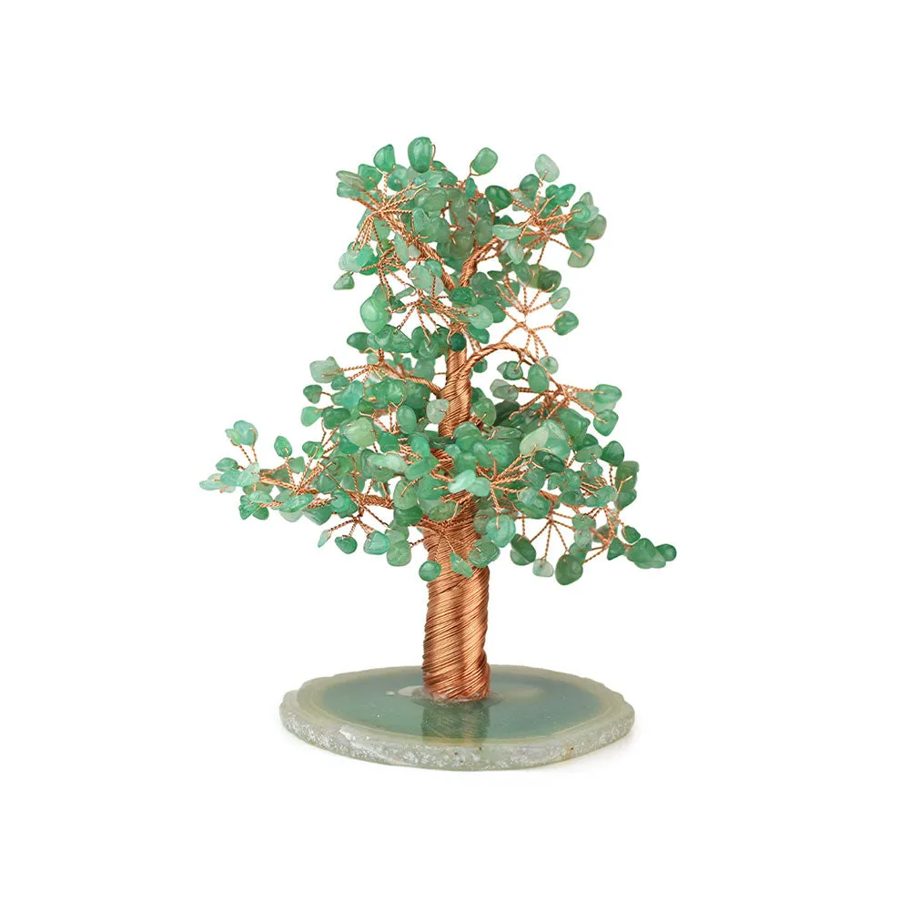 Jade and Agate Copper Tree