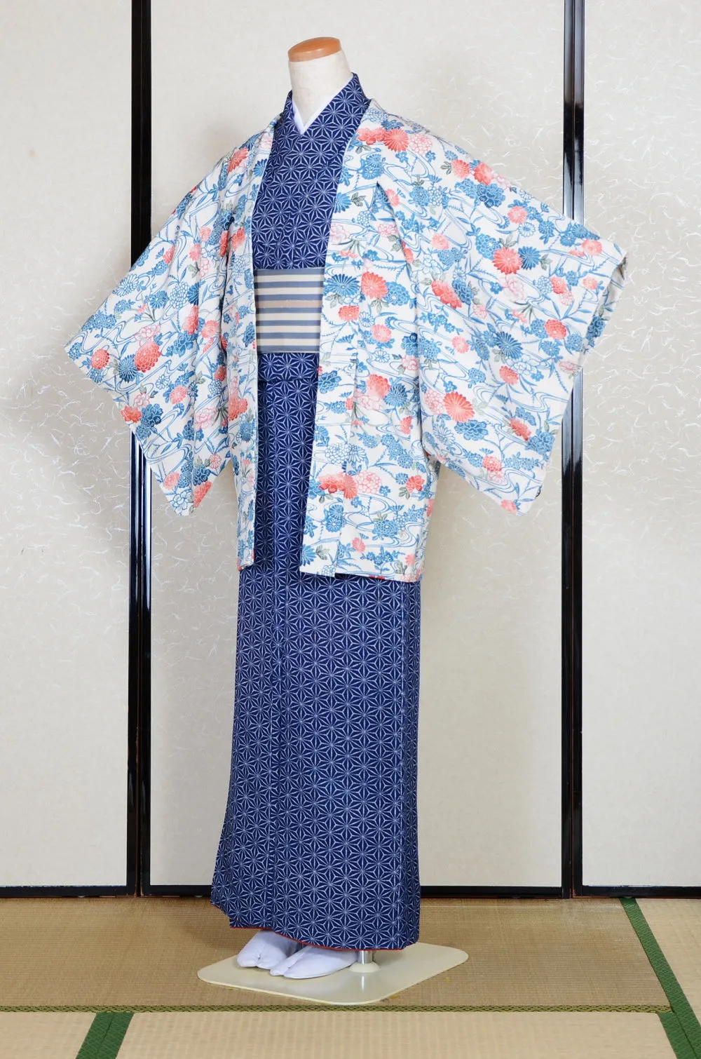 Japanese kimono & jacket 5 items set / SK #1-725